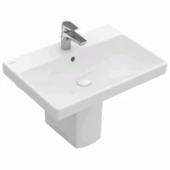 Villeroy & Boch Avento 600x470 1th White Basin & Semi Pedestal