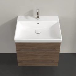 Villeroy & Boch Avento Arizona Oak 600mm Wall Hung Vanity Unit & Basin -HANSGROHE Shop villeroy boch avento arizona oak 600mm wall hung vanity unit basin p66234 285761 image