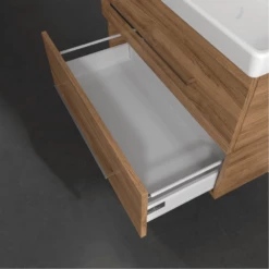 Villeroy & Boch Avento Oak Kansas 800mm Wall Hung Vanity Unit & Basin -HANSGROHE Shop villeroy boch avento oak kansas 800mm wall hung vanity unit basin p66281 285711 image