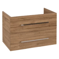 Villeroy & Boch Avento Oak Kansas 800mm Wall Hung Vanity Unit & Basin -HANSGROHE Shop villeroy boch avento oak kansas 800mm wall hung vanity unit basin p66281 285712 image