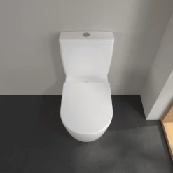 Villeroy & Boch Avento White Rimless Close Coupled Toilet, Cistern & Soft Close Seat -HANSGROHE Shop villeroy boch avento white rimless close coupled toilet cistern soft close seat p66048 285287 image
