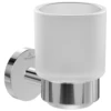 Villeroy & Boch Elements Tender Chrome & Frosted Glass Wall Mounted Tumbler Holder