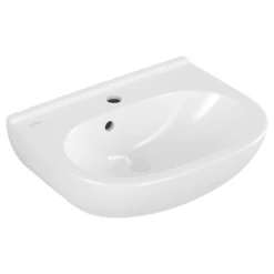 Villeroy & Boch O.novo 500x400 1th White Basin & Full Pedestal -HANSGROHE Shop villeroy boch o novo 500x400 1th white basin full pedestal p66018 285045 image