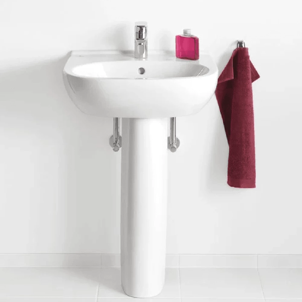 Villeroy & Boch O.novo 550x450 1th White Basin & Full Pedestal 1 Villeroy & Boch O.novo 550x450 1th White Basin & Full Pedestal