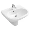 Villeroy & Boch O.novo 550x450 1th White Basin & Semi Pedestal