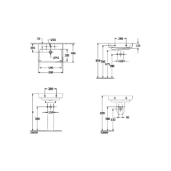 Villeroy & Boch O.novo 600x450 1th White Basin & Full Pedestal 11 Villeroy & Boch O.novo 600x450 1th White Basin & Full Pedestal -HANSGROHE Shop villeroy boch o novo 600x450 1th white basin full pedestal p66001 285256 image