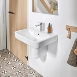 Villeroy & Boch O.novo 600x450 1th White Basin & Semi Pedestal