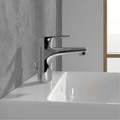 Villeroy & Boch O.novo Chrome Start Single-lever Basin Mixer Inc PUW -HANSGROHE Shop villeroy boch o novo chrome start single lever basin mixer inc puw p69531 294048 image