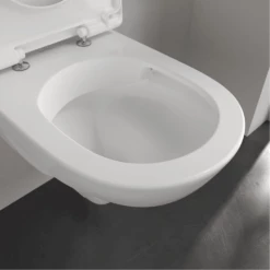 Villeroy & Boch O.novo Compact White Rimless Wall Hung Toilet & Soft Close Seat -HANSGROHE Shop villeroy boch o novo compact white rimless wall hung toilet soft close seat p66035 285334 image