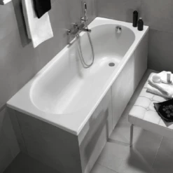 Villeroy & Boch O.novo Solo Alpin, Rectangular Bath & Legs 1700x700mm