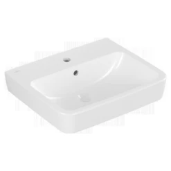 Villeroy & Boch O.novo White 550mm 1 Tap Hole Basin & Semi Pedestal 12 Villeroy & Boch O.novo White 550mm 1 Tap Hole Basin & Semi Pedestal -HANSGROHE Shop villeroy boch o novo white 550mm 1 tap hole basin semi pedestal p66000 285249 image