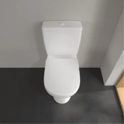 Villeroy & Boch O.novo White Close Coupled Toilet, Cistern & Soft Close Seat -HANSGROHE Shop villeroy boch o novo white close coupled toilet cistern soft close seat p66020 285269 image