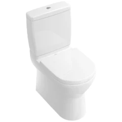 Villeroy & Boch O.novo White Close Coupled Toilet, Cistern & Soft Close Seat -HANSGROHE Shop villeroy boch o novo white close coupled toilet cistern soft close seat p66020 285272 image
