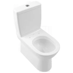 Villeroy & Boch O.novo White Close Coupled Toilet, Cistern & Soft Close Seat -HANSGROHE Shop villeroy boch o novo white close coupled toilet cistern soft close seat p66020 285273 image