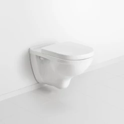 Villeroy & Boch O.novo White Wall Hung Toilet & Soft Close Seat